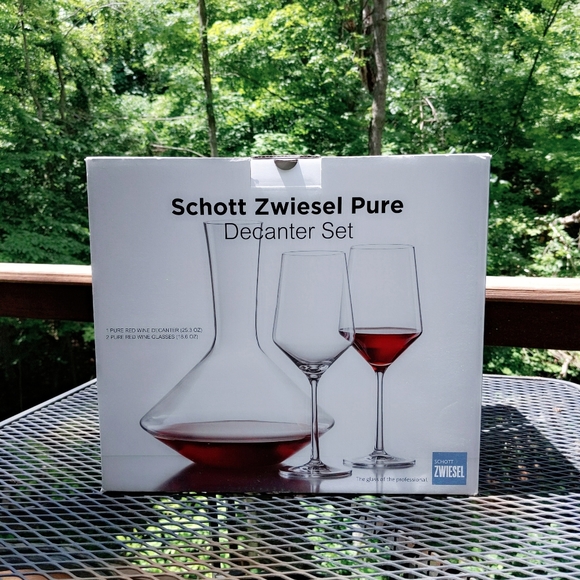 Schott Zwiesel Pure Wine Decanter | Williams Sonoma NEW Schott Zwiesel Wine Decanter Set Glass…